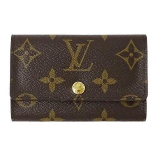 Pre-owned Canvas key-holders Louis Vuitton Vintage , Brown , Dames