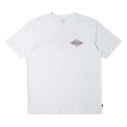 Crayon Wave T-shirt Billabong , White , Heren