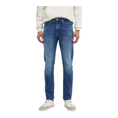 Slim Taper Denim Jeans Calvin Klein Jeans , Blue , Heren