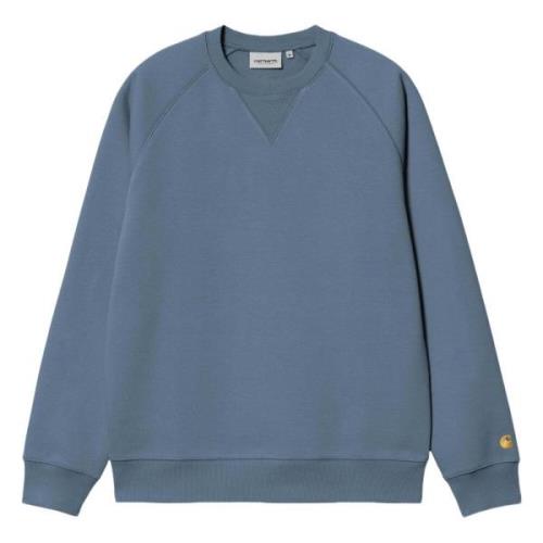 Chase Sweat Longsleeve T-shirt Carhartt Wip , Blue , Heren