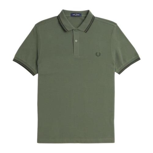 Groene T-shirts en Polos Fred Perry , Green , Heren