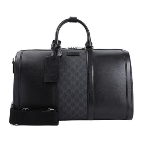 Zwarte Duffle Tas voor Moderne Man Gucci , Black , Heren