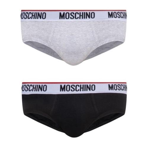 Briefs 2-pack Moschino , Gray , Heren