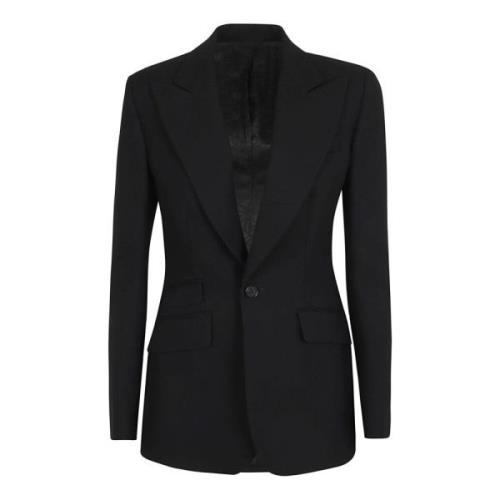 Zwarte Blazer voor Vrouwen Aw24 Ralph Lauren , Black , Dames