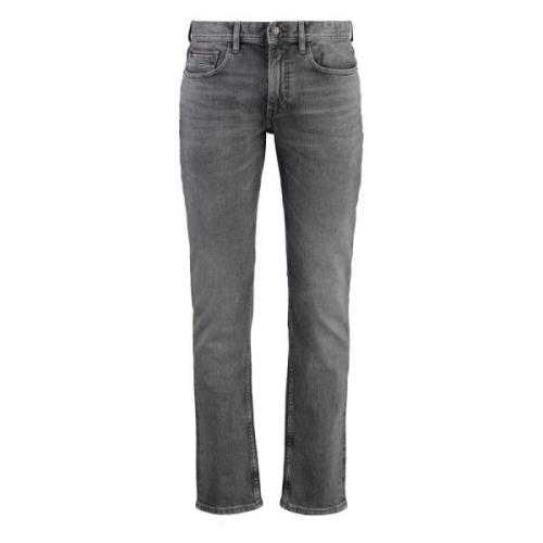 Slim-fit straight-leg jeans met metalen details Tommy Hilfiger , Gray ...