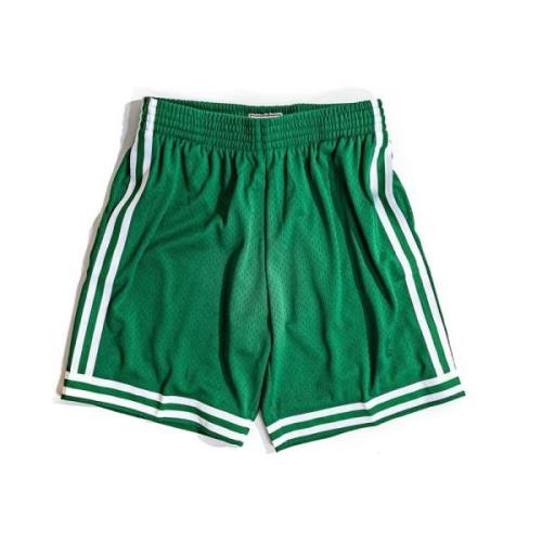 Boston Celtics NBA Team Shorts Mitchell & Ness , Green , Heren