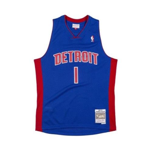 Detroit Pistons Swingman Jersey Mitchell & Ness , Blue , Heren