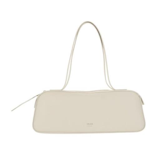 Luxe Kalfsleren Handtas Khaite , White , Dames