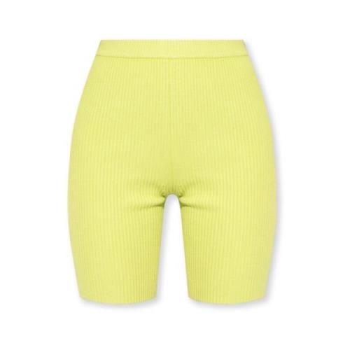 Luna cropped leggings Samsøe Samsøe , Yellow , Dames