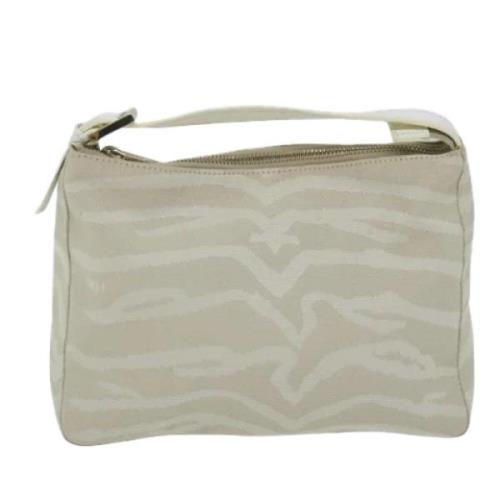 Pre-owned Canvas handbags Fendi Vintage , Beige , Dames