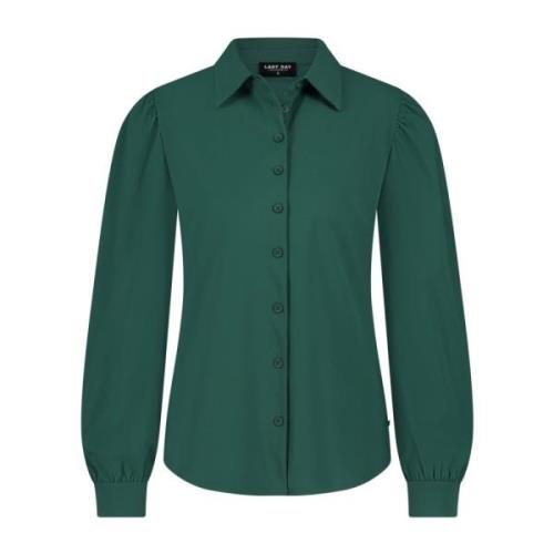 Groene blouse met pofmouwen Lady Day , Green , Dames