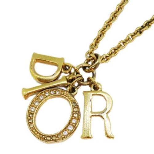 Pre-owned Yellow Gold dior-jewelry Dior Vintage , Yellow , Dames