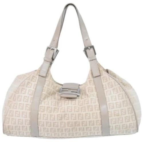 Pre-owned Canvas fendi-bags Fendi Vintage , Beige , Dames