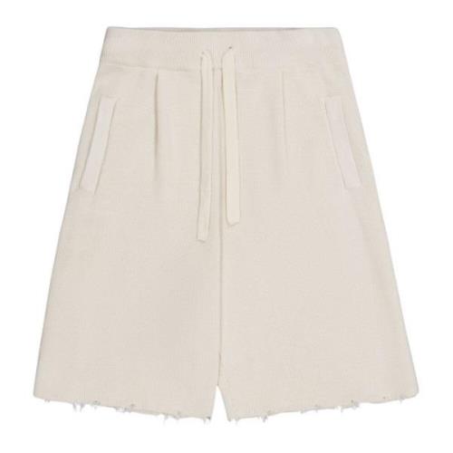 Melk bermuda short vernietigd effect Laneus , Beige , Heren