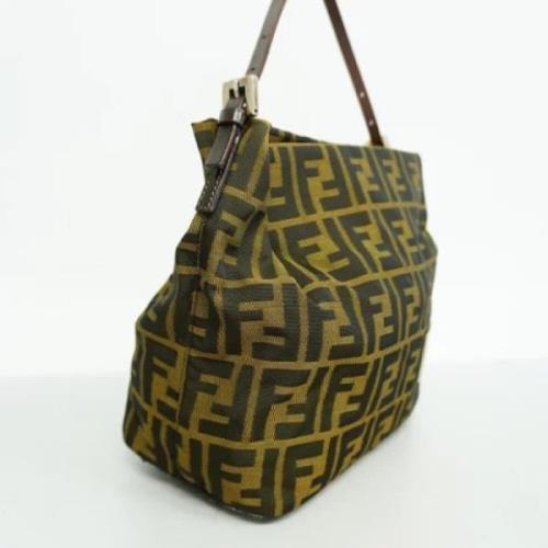 Pre-owned Canvas handbags Fendi Vintage , Brown , Dames