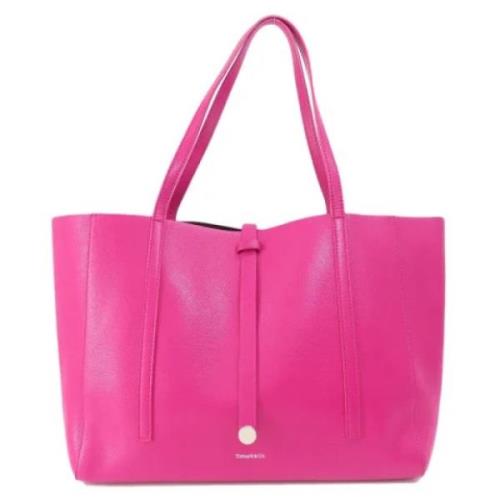 Pre-owned Leather totes Tiffany & Co. Pre-owned , Pink , Dames