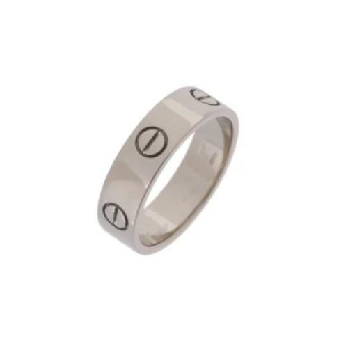 Pre-owned Silver rings Cartier Vintage , Gray , Dames