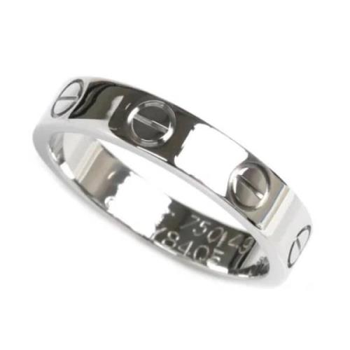 Pre-owned Silver rings Cartier Vintage , Gray , Dames