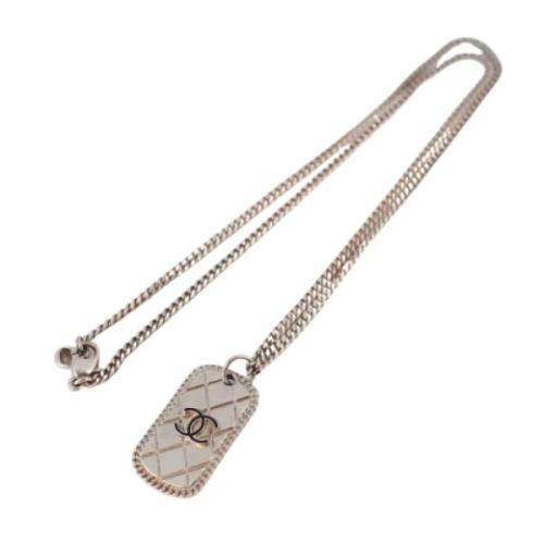 Pre-owned Metal chanel-jewelry Chanel Vintage , Gray , Dames