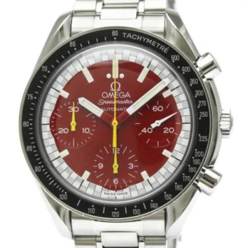 Pre-owned Stainless Steel watches Omega Vintage , Red , Heren