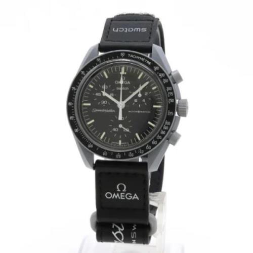 Pre-owned Nylon watches Omega Vintage , Black , Heren