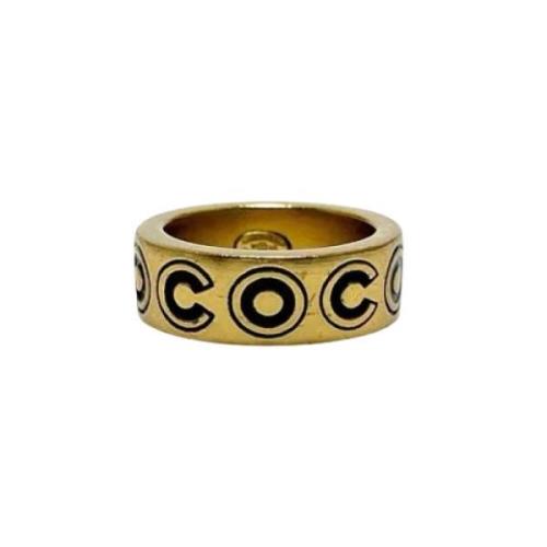 Pre-owned Metal chanel-jewelry Chanel Vintage , Yellow , Dames