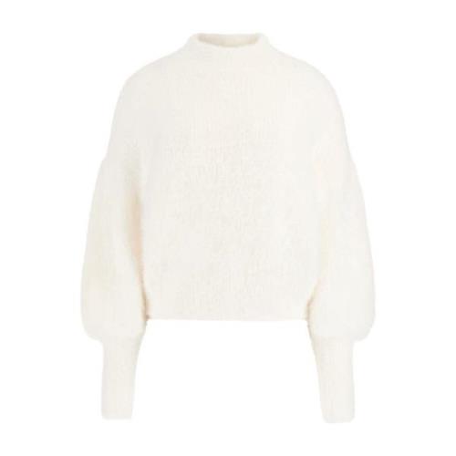 Roomwitte Crewneck Sweater Guess , Beige , Dames