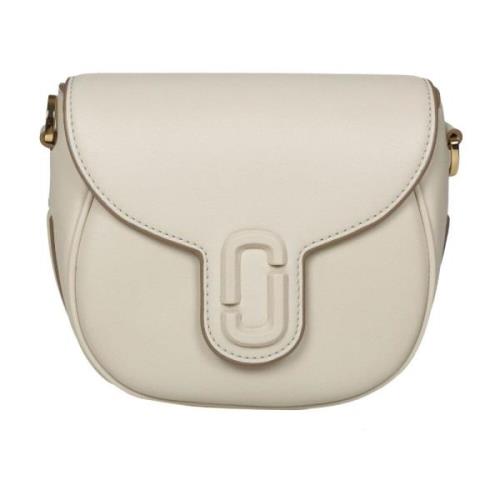 Cloud White Leren Schoudertas Marc Jacobs , White , Dames