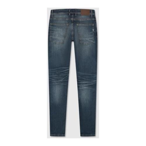 Donkerblauwe Denim Jeans Pure Path , Blue , Heren