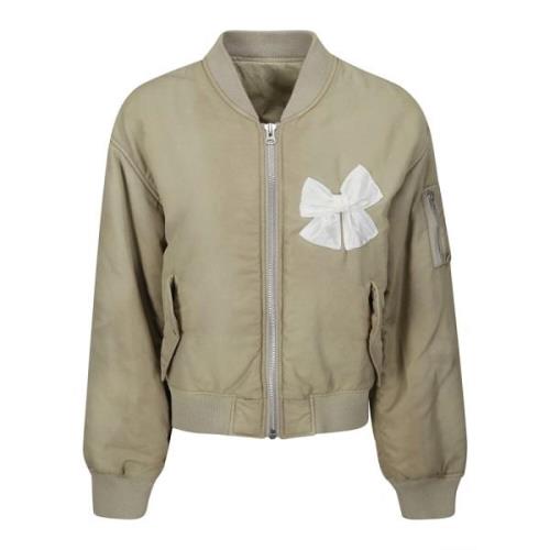 Bomberjack met dubbele ritssluiting aan de voorkant Magliano , Beige ,...