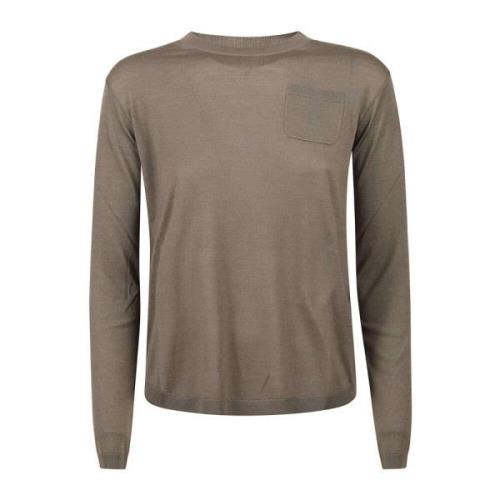 Stijlvolle Gebreide Top Max Mara , Brown , Dames