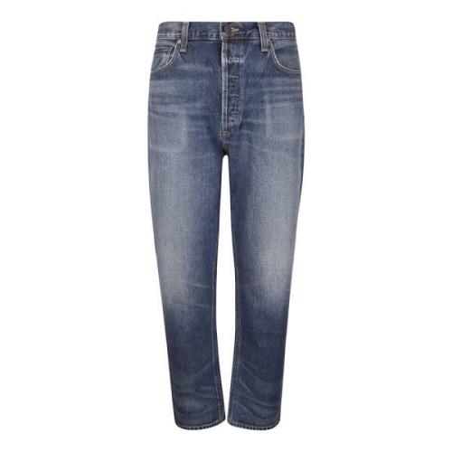 Straight Leg Five Pocket Jeans Agolde , Blue , Heren