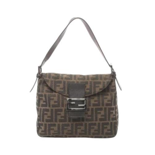 Pre-owned Leather fendi-bags Fendi Vintage , Brown , Dames