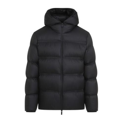 Zwarte Masac Donsjas voor Mannen Moncler , Black , Heren