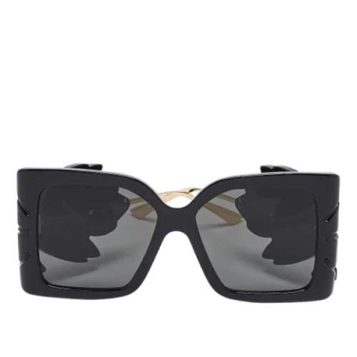 Pre-owned Acetate sunglasses Gucci Vintage , Black , Dames