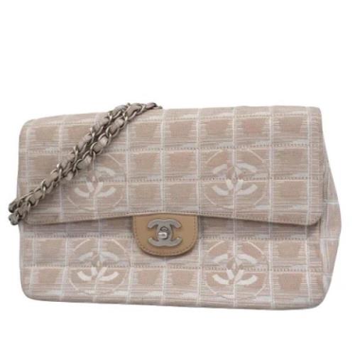 Pre-owned Canvas chanel-bags Chanel Vintage , Beige , Dames