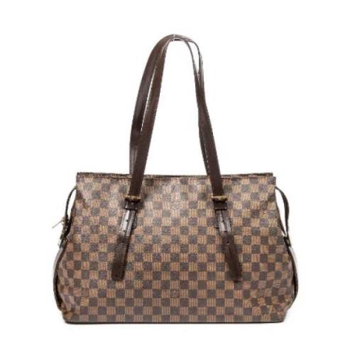 Pre-owned Canvas louis-vuitton-bags Louis Vuitton Vintage , Brown , Da...