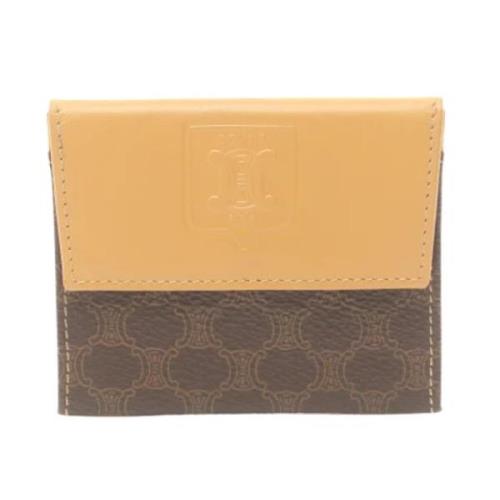 Pre-owned Canvas wallets Celine Vintage , Brown , Dames