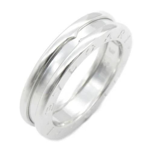 Pre-owned White Gold rings Bvlgari Vintage , Gray , Dames