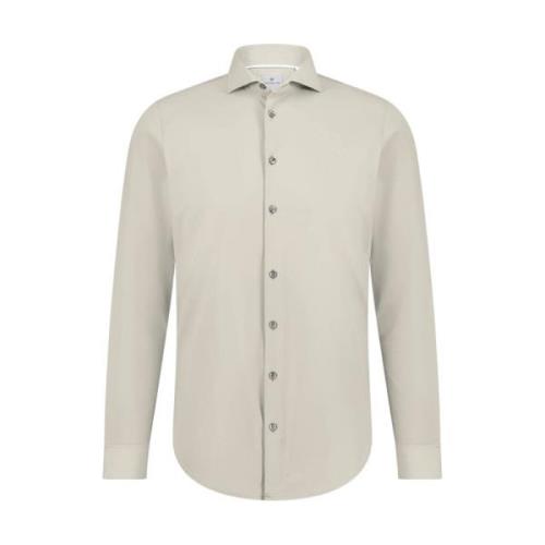 Lange mouw shirt in marineblauw Blue Industry , Beige , Heren