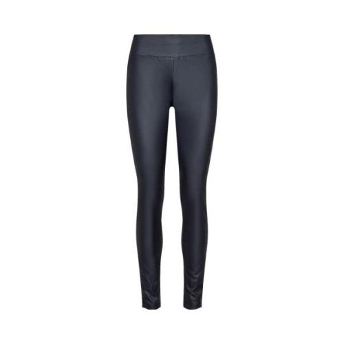 Blauwe Hoge Taille Tregging SC-Pam 9-B Soyaconcept , Blue , Dames