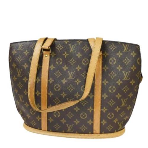 Pre-owned Canvas totes Louis Vuitton Vintage , Brown , Dames