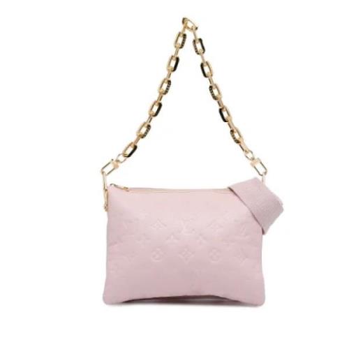 Pre-owned Leather shoulder-bags Louis Vuitton Vintage , Pink , Dames