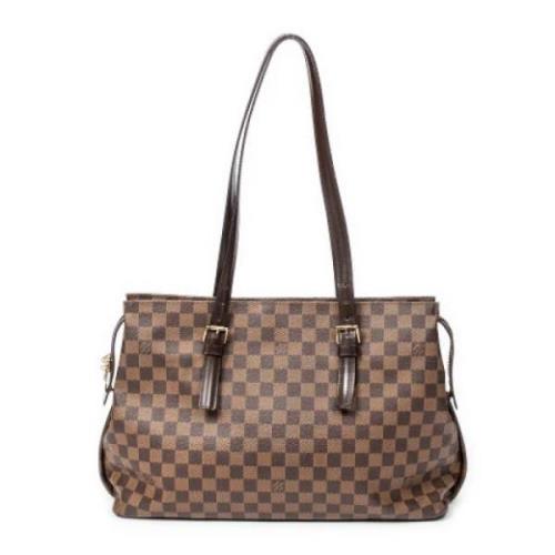 Pre-owned Canvas louis-vuitton-bags Louis Vuitton Vintage , Brown , Da...