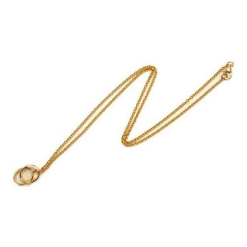 Pre-owned Rose Gold necklaces Cartier Vintage , Yellow , Dames