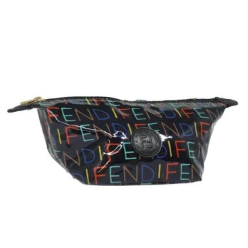 Pre-owned Canvas pouches Fendi Vintage , Black , Dames