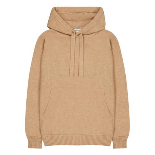 Kasjmier en Zijde Hoodie Laneus , Brown , Heren