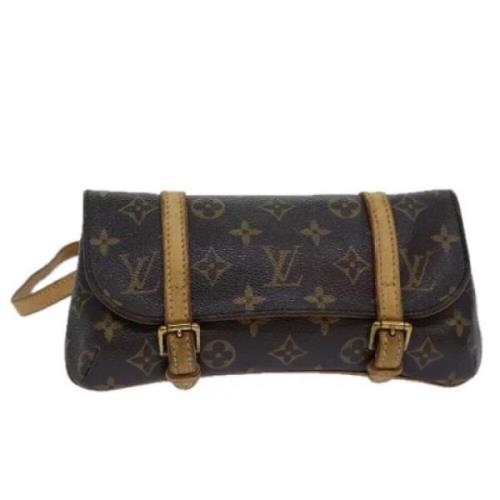 Pre-owned Canvas crossbody-bags Louis Vuitton Vintage , Brown , Dames