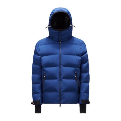 Stijlvolle korte donsjas voor mannen Moncler , Blue , Heren