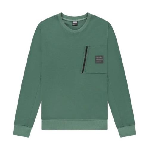 Lichtgekleurde 'Bryan' crewneck sweatshirt Kultivate , Green , Heren